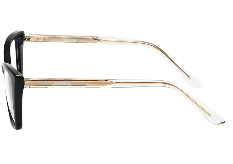 Linear Grid Pattern Colored Core Wire Temple Glasses