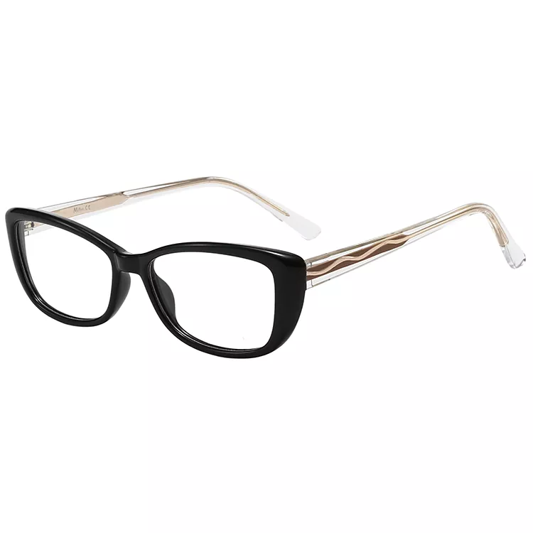 Wave-patterned colored Core Wire Temple TR90 Frames
