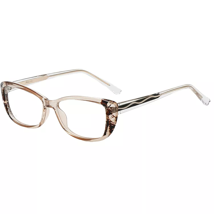 Wave-patterned colored Core Wire Temple TR90 Frames